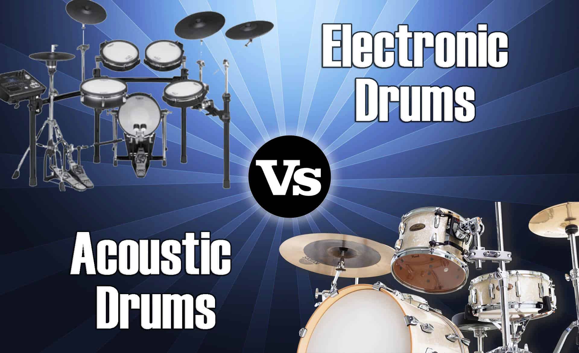 Electronic Drums vs. Acoustic: Which Kit is Right for You?